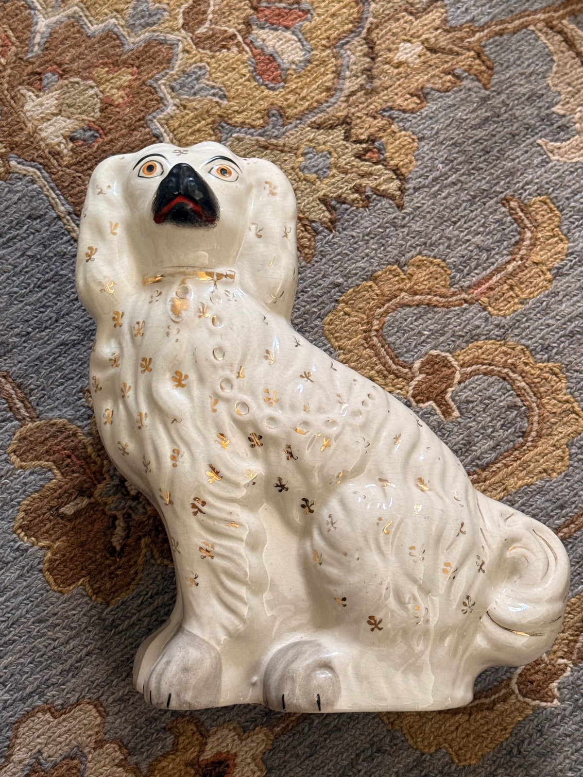 Reserved - Large Antique Staffordshire Spaniel