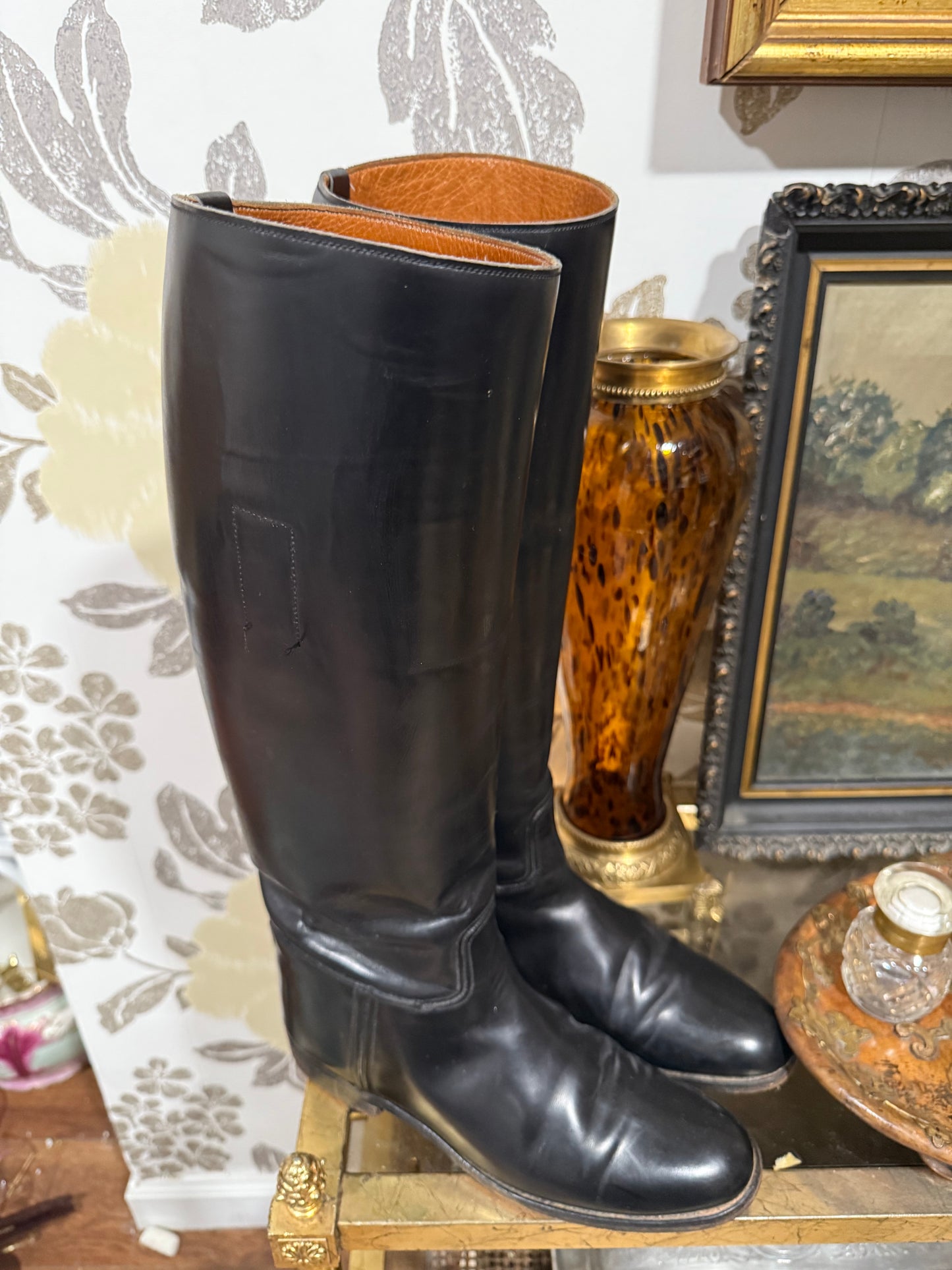 For Oliviadoesmyhair- Pair of English Stombach Saddlery Equestrian Leather Riding Boots - Live Sale 10.19