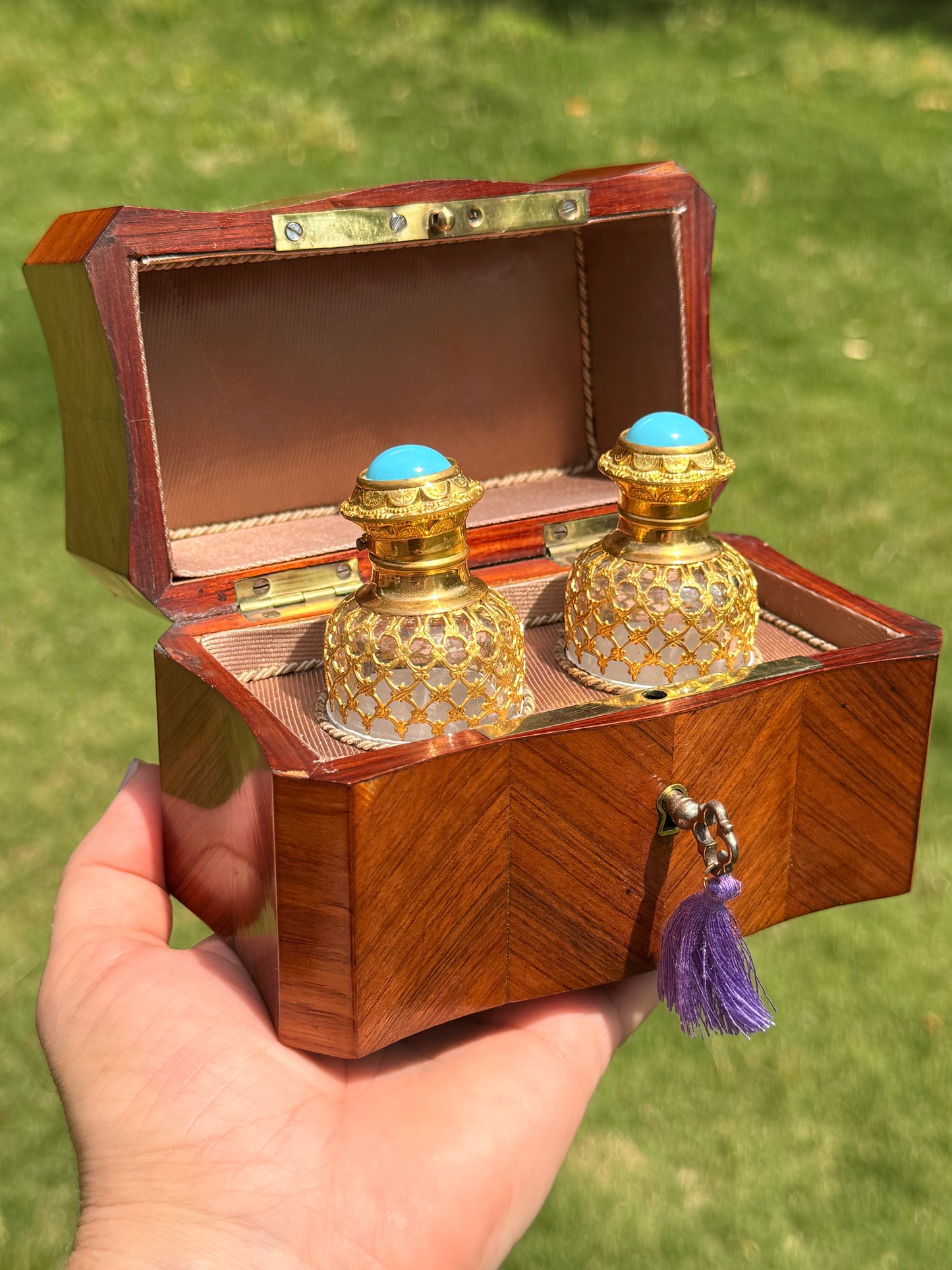 Reserved - Gorgeous 19th Century Perfume Casket