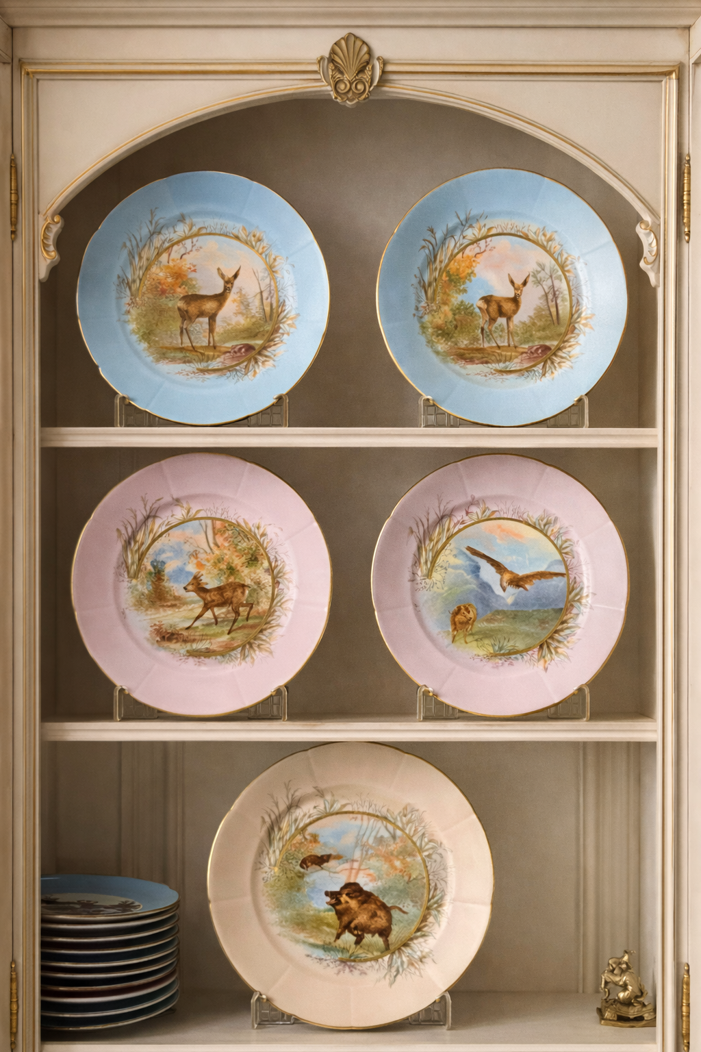 Pastel Skies & Wild Beauty — 9.5” Limoges Plate