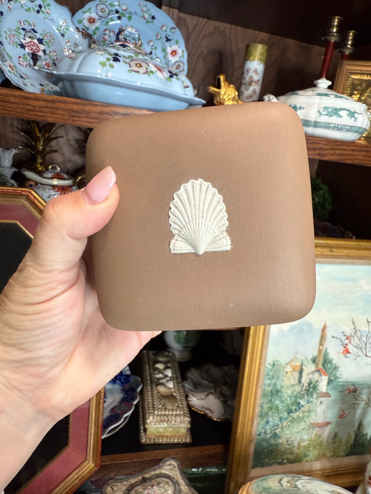 For Laci- Wedgwood Shell Box- Live Sale 10/15