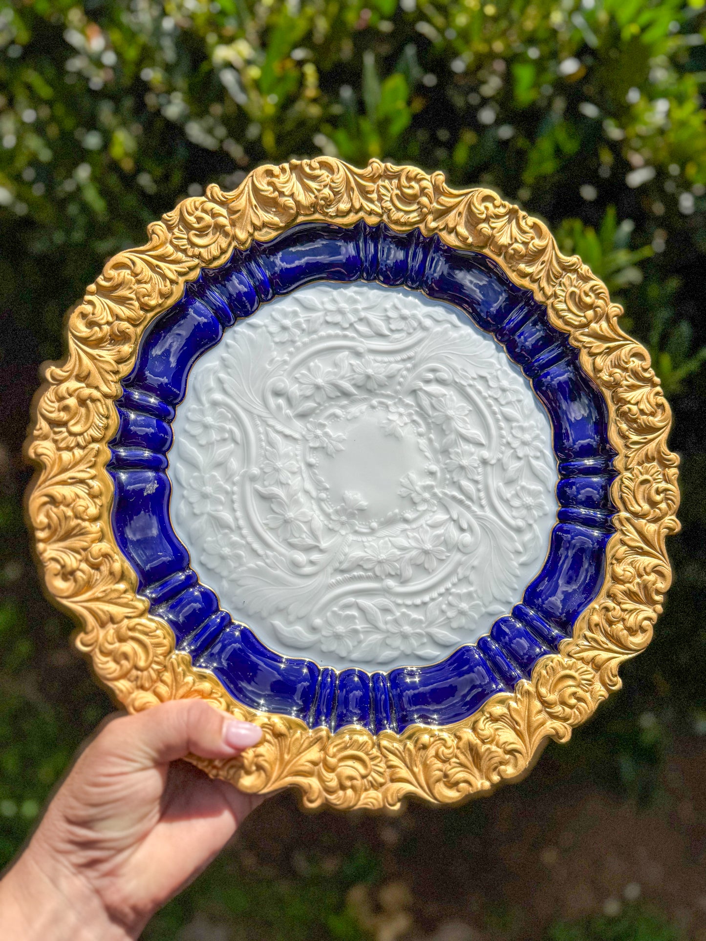 For Theresa - Set of 6 Exceptional Meissen Chargers - Live Sale 8/27