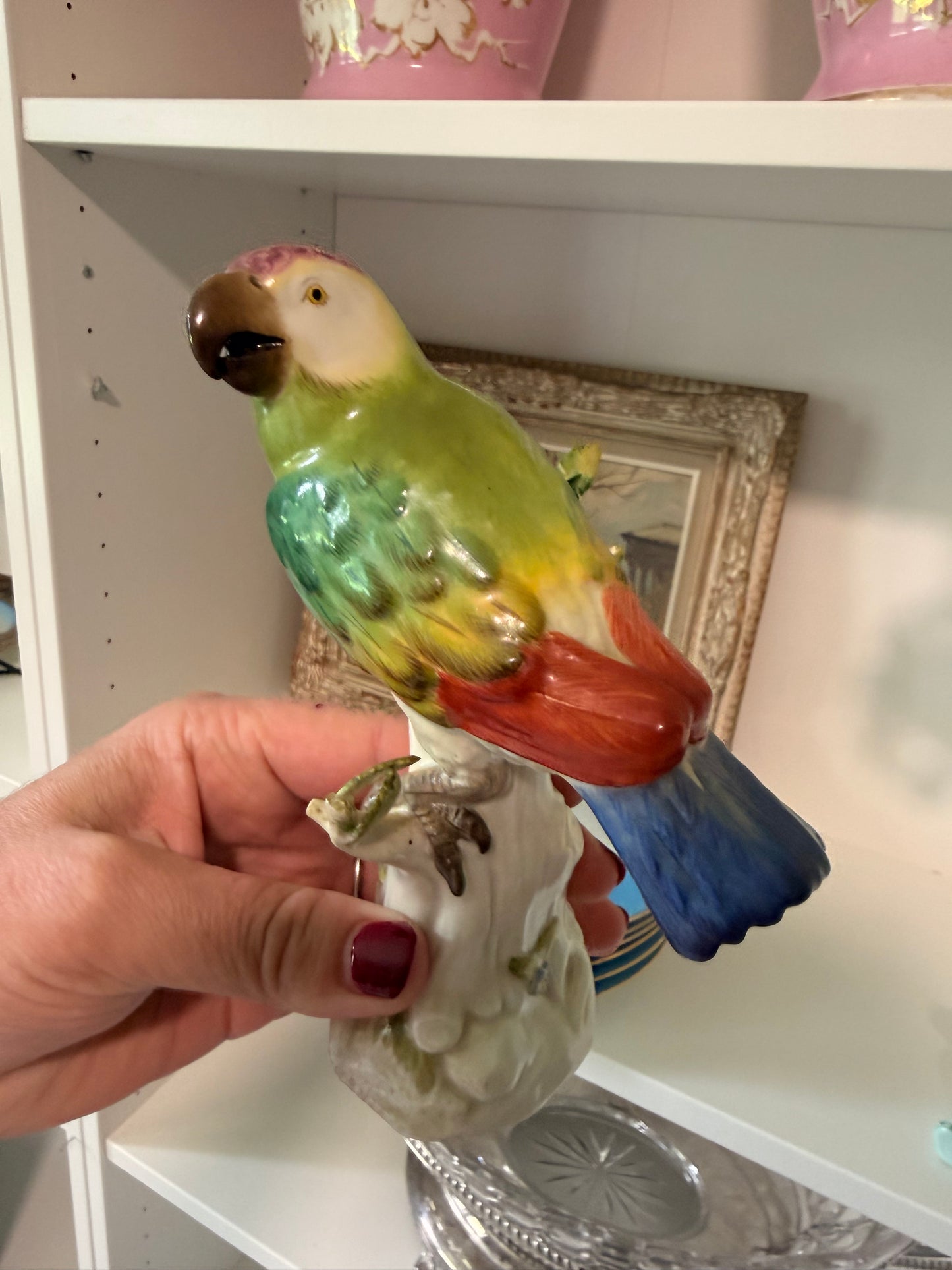 For Sandy - Meissen Parrot Figurine
