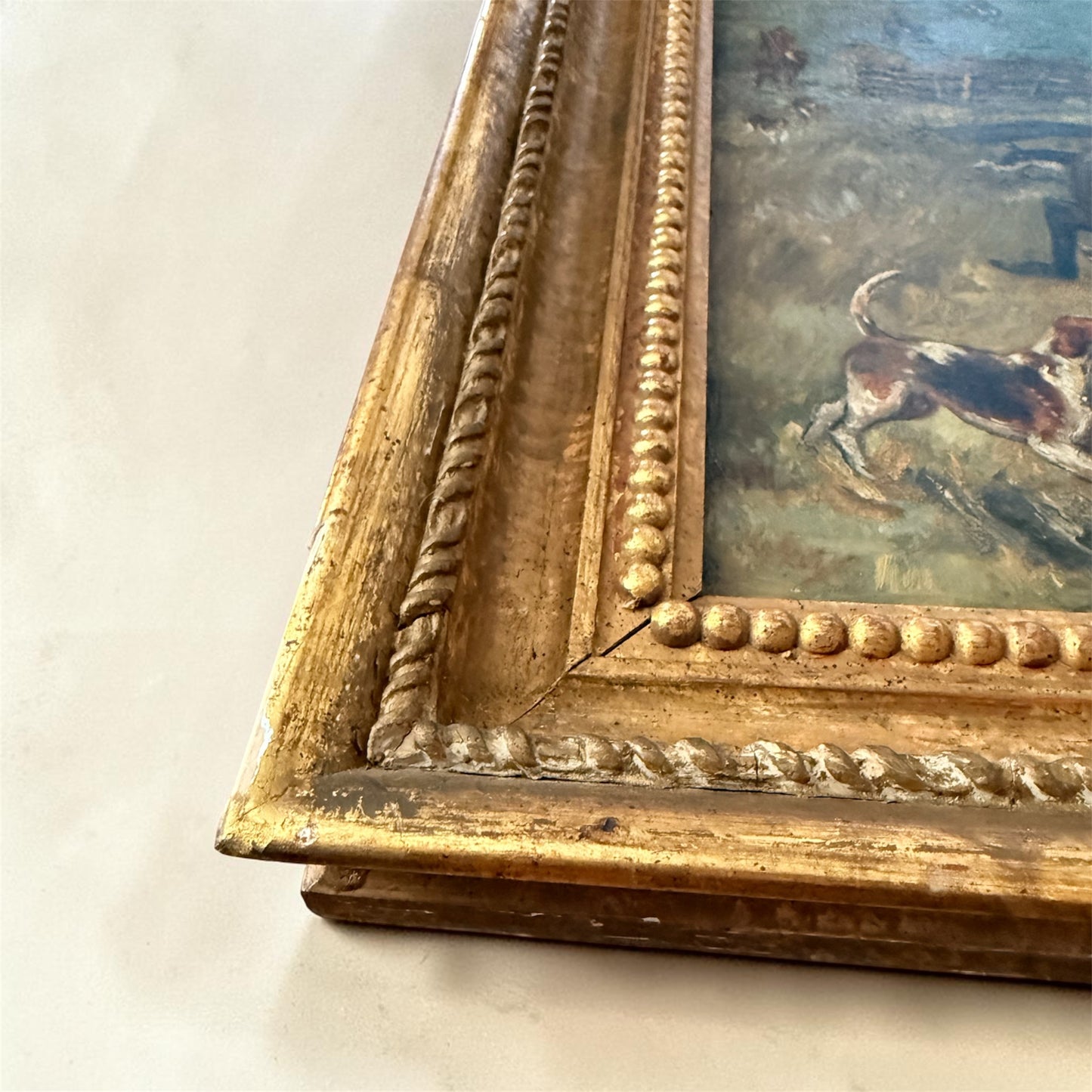 Late 19th Century English Hunt Scene by Helena A. Wright