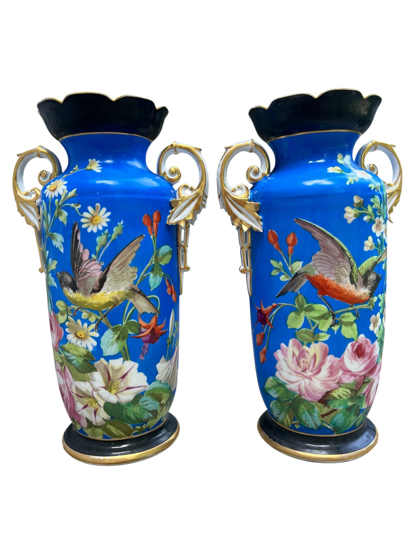 For Theresa ❤️ Gorgeous Old Paris Porcelain Vases - Live Sale 7/18
