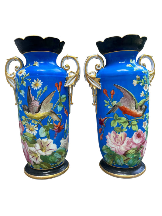 For Theresa ❤️ Gorgeous Old Paris Porcelain Vases - Live Sale 7/18