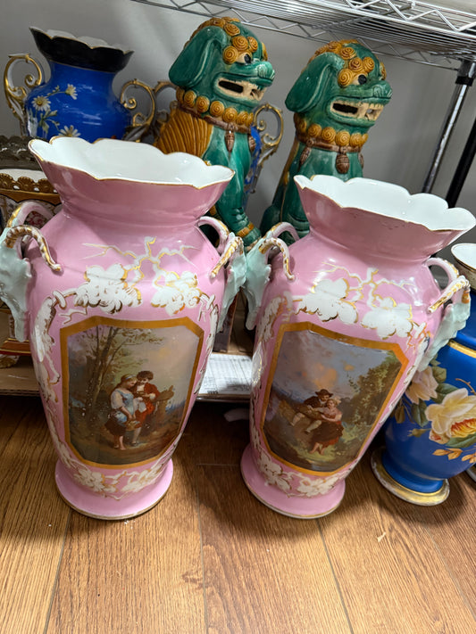 For Theresa - Pair of Paris Porcelain Vases- Live Sale 10.8