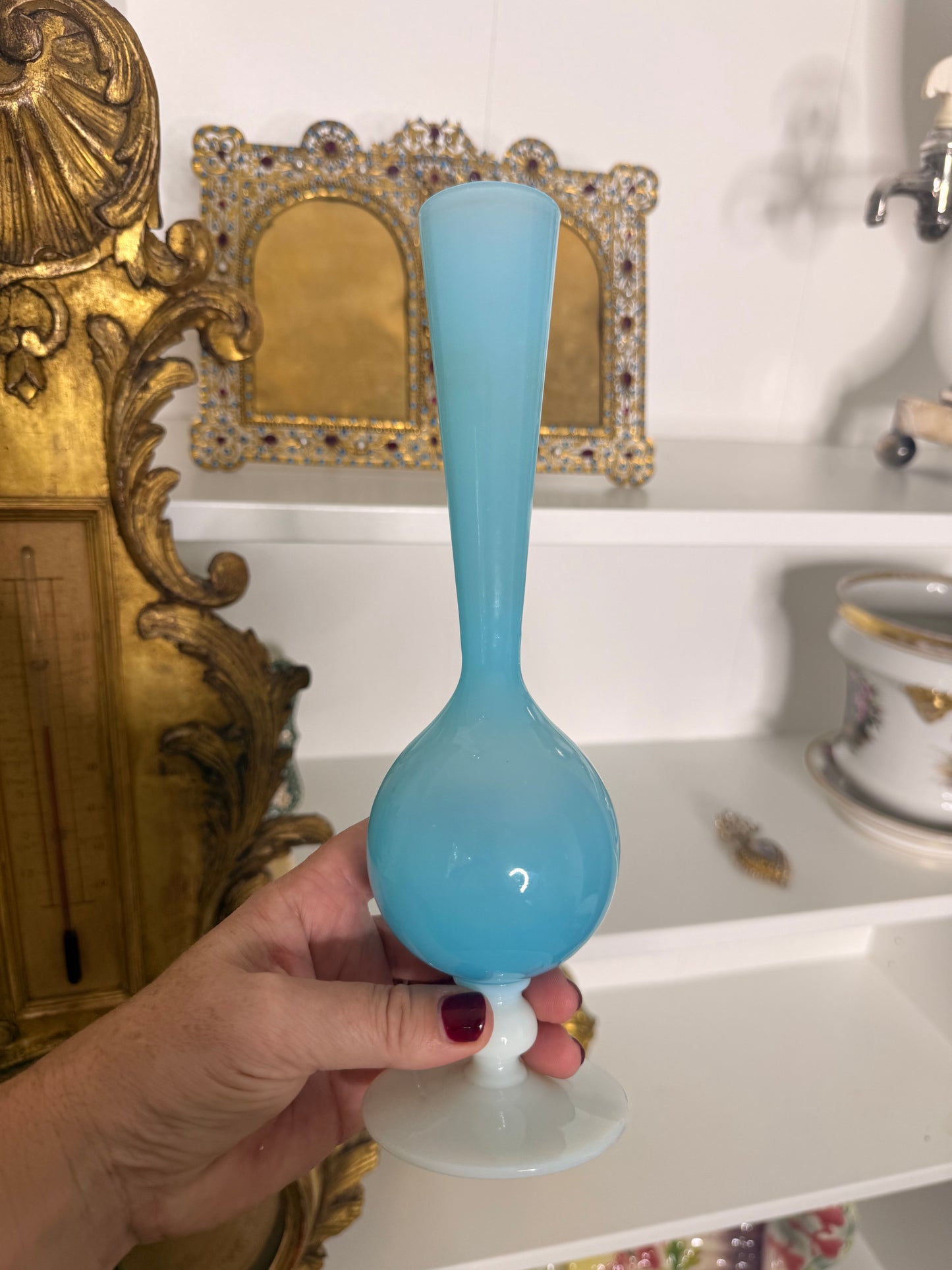Reserved for Kaitlyn - Opaline Vase