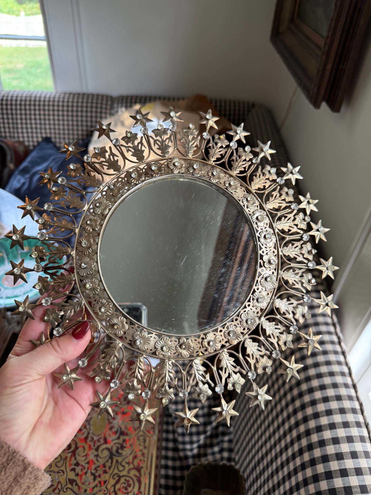 For Maritza- Gorgeous Starburst Sun Mirror - Live Sale 9/8