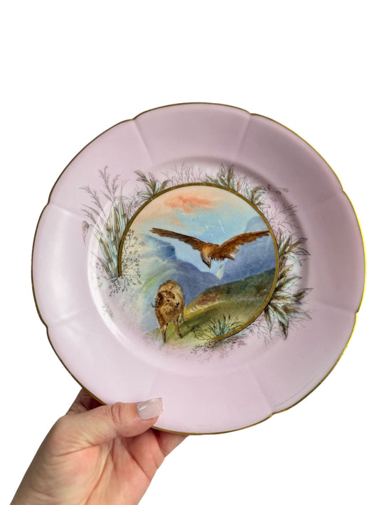 Pastel Skies & Wild Beauty — 9.5” Limoges Plate