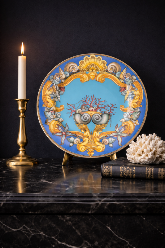 Versace for Rosenthal “Les Trésors de la Mer” Porcelain Charger Plate – 12”