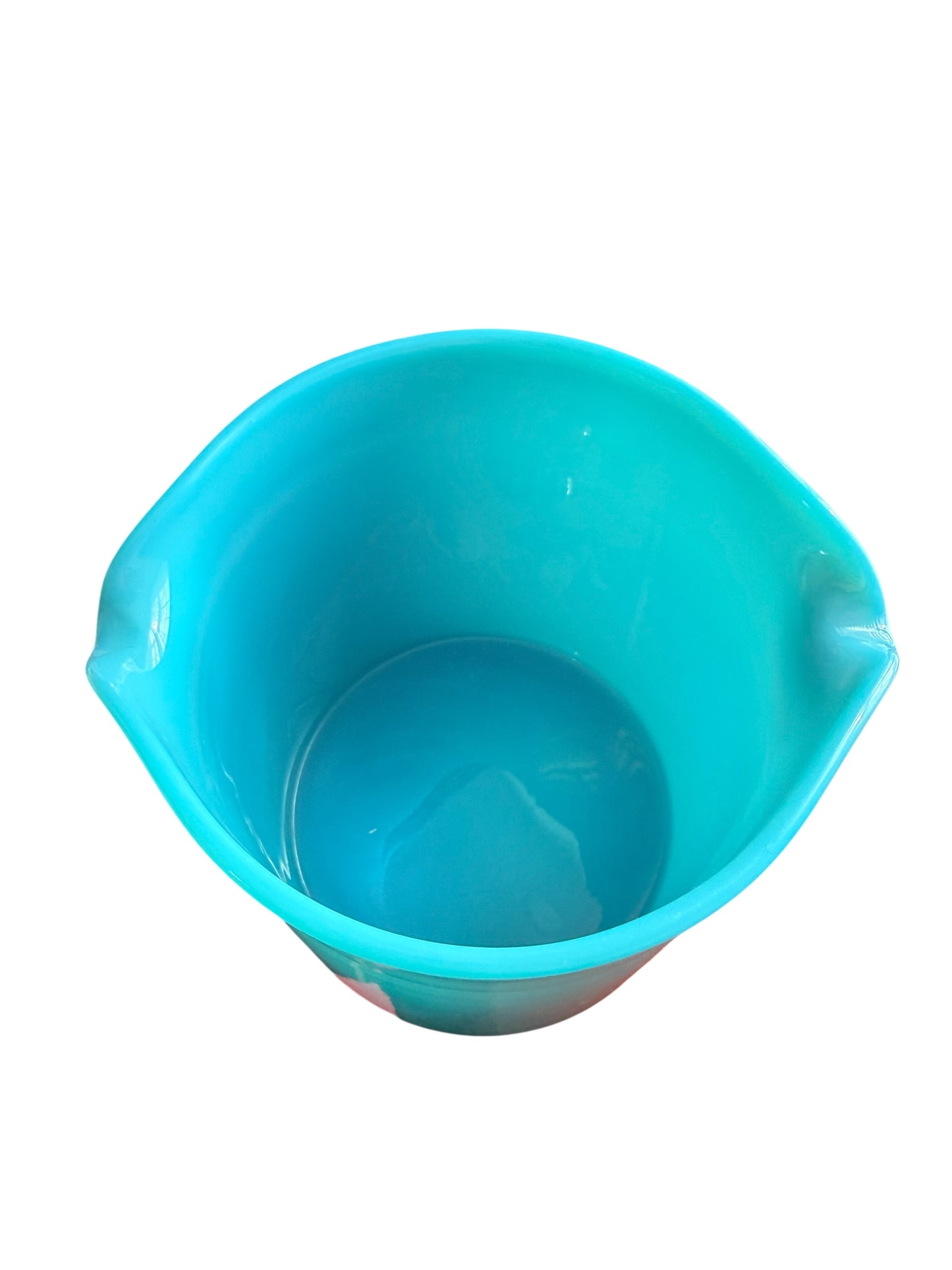 Antique Blue Opaline Glass Wine Rinser